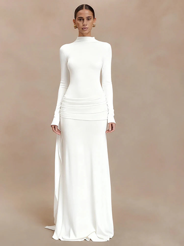 שמלה ארוכה דגם ונסה