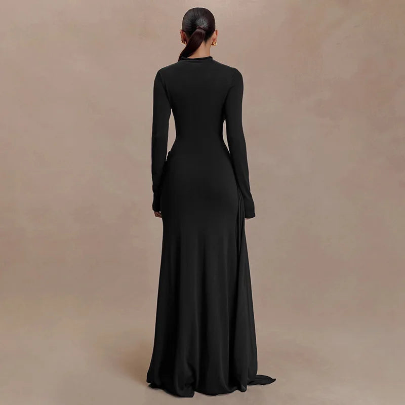 שמלה ארוכה דגם ונסה