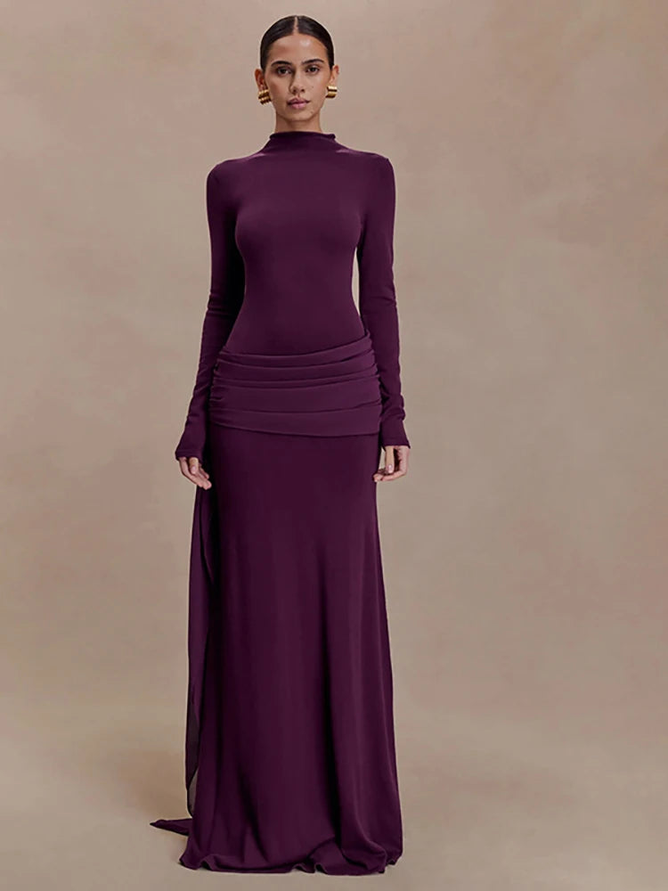 שמלה ארוכה דגם ונסה