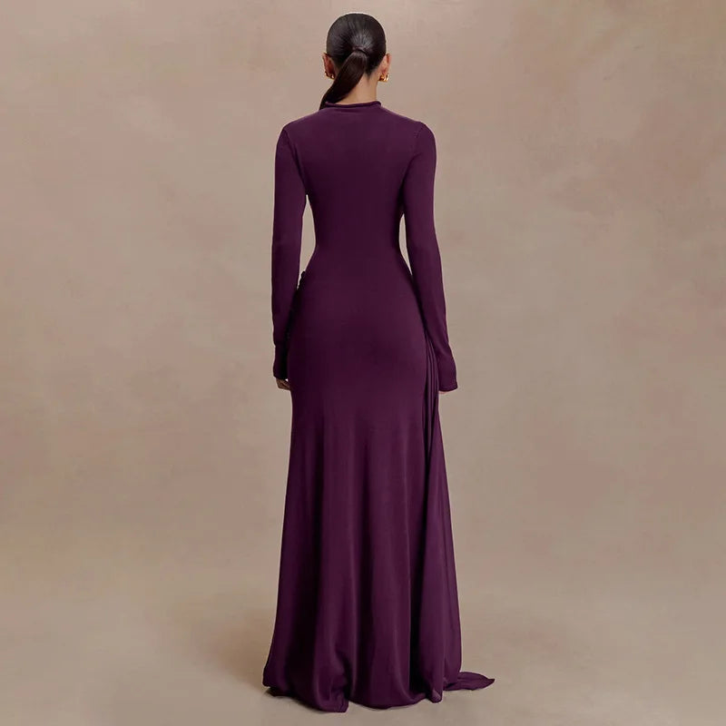 שמלה ארוכה דגם ונסה