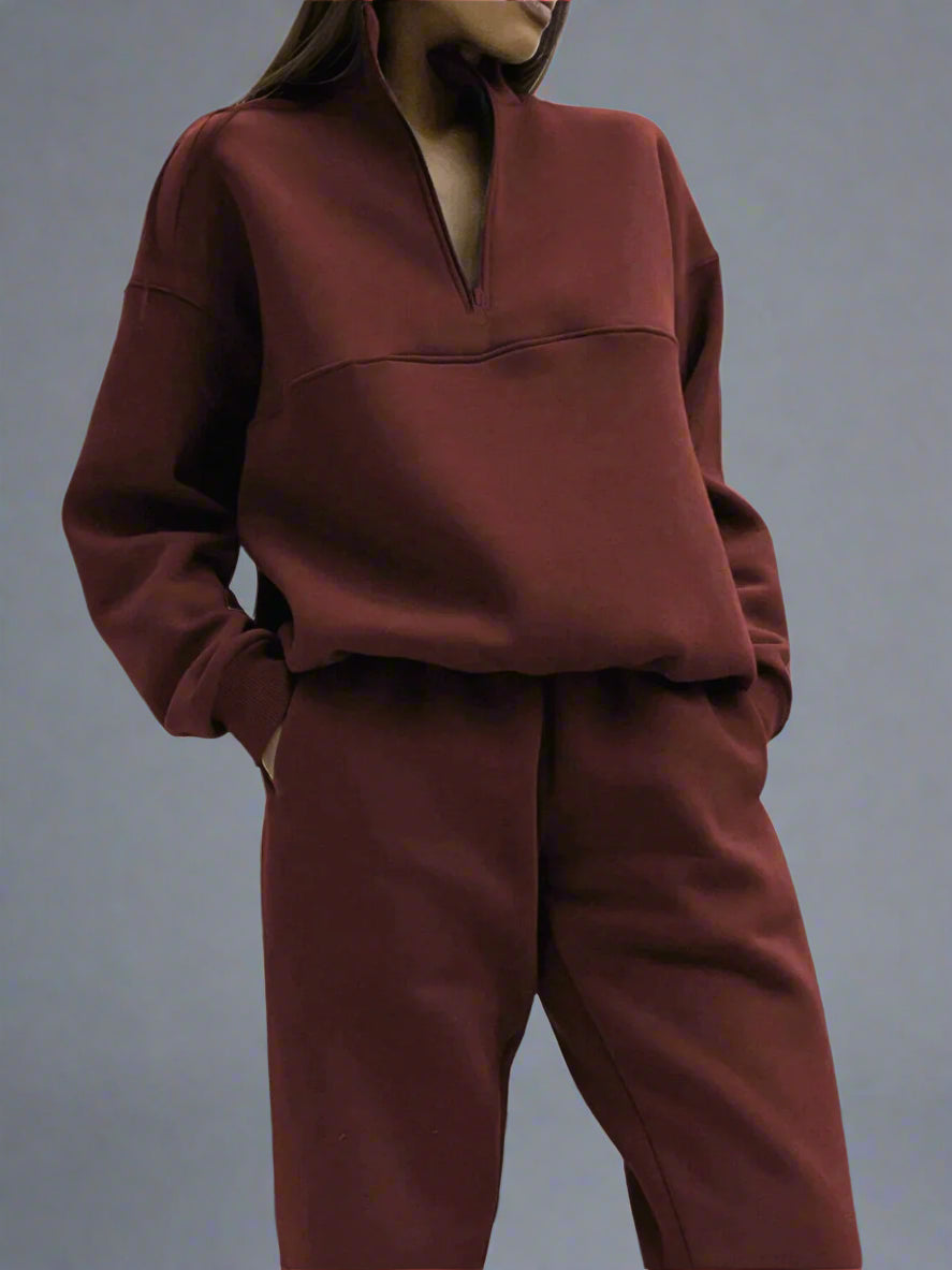 סט חליפה עם רוכסן מרלו