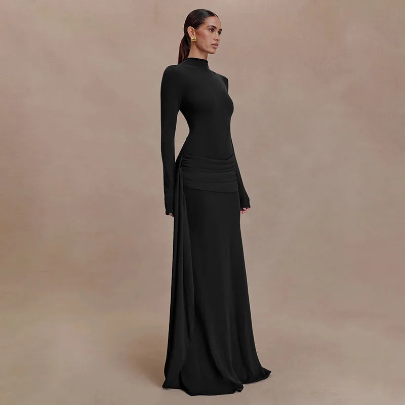 שמלה ארוכה דגם ונסה