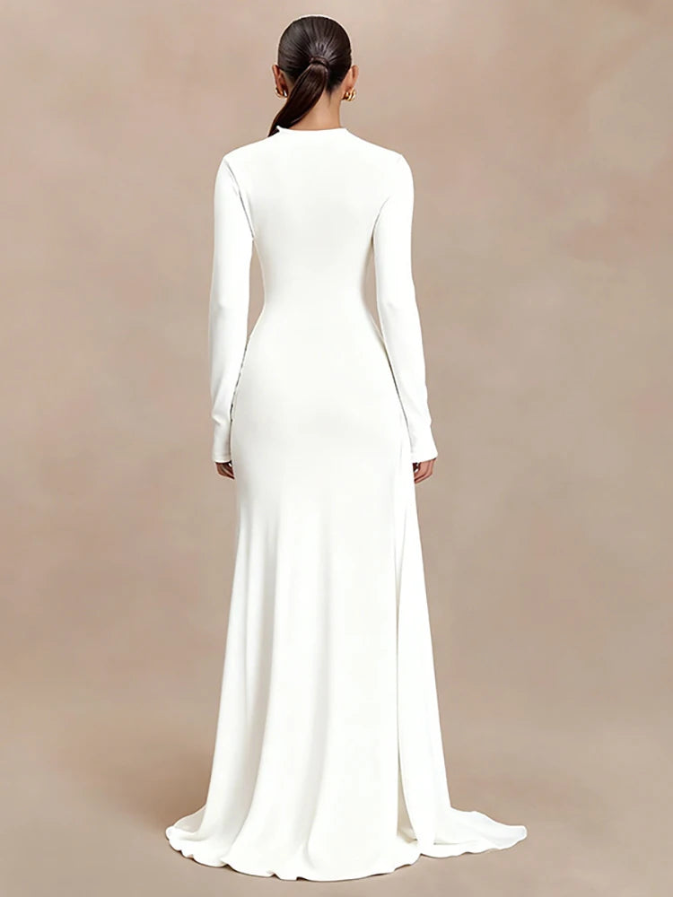 שמלה ארוכה דגם ונסה